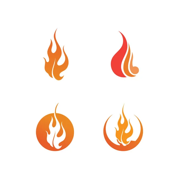 Chamas de fogo Imagens de Stock de Arte Vetorial